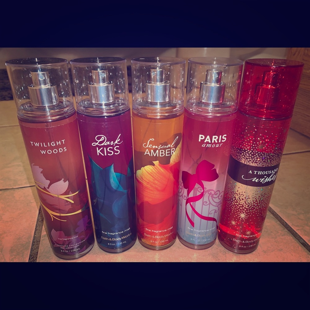 5 NEW BATH&BODY SPRAYS
